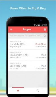 Fotografía - Hopper Pour Android prédit Avion prix Pour vous aider à obtenir la meilleure affaire sur votre prochain voyage