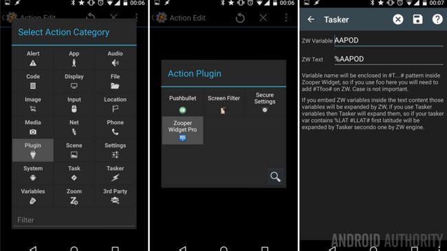 Tasker AAPodcast variable Zooper