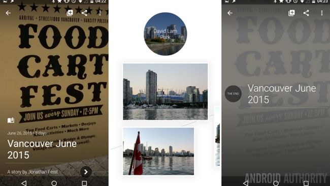 Google Photos histoire de Vancouver