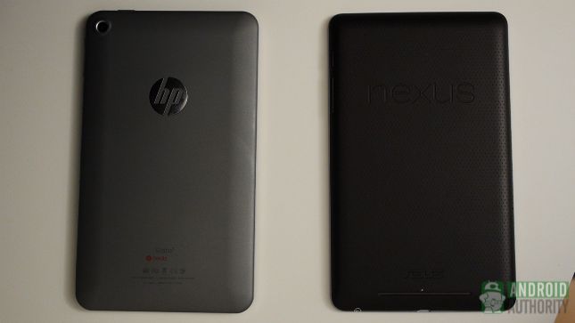HP Slate 7 aa comparaison Nexus 7