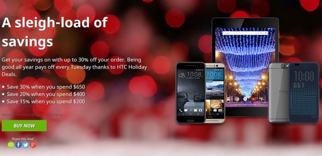 Offres HTC Holiday 2015