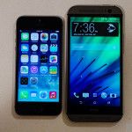 HTC One M8 vs iphone 5s aa regard rapide (2 sur 15)