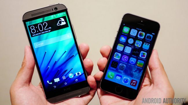 HTC One M8 vs iphone 5s rapide de poche look aa (5 sur 6)