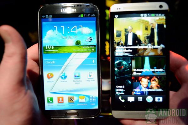 Fotografía - HTC One vs Samsung Galaxy Note 2