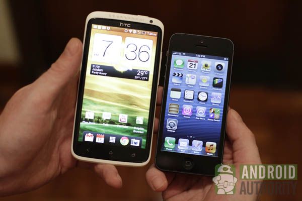 HTC One X vs iPhone 5