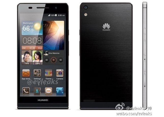Huawei Ascend P6 noir