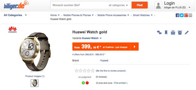 Huawei Montre prix