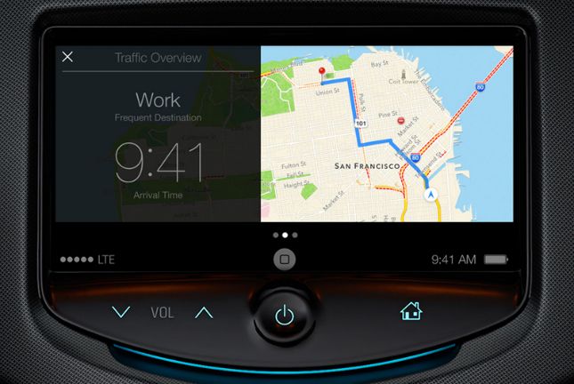 iOS 7 - iOS dans la voiture