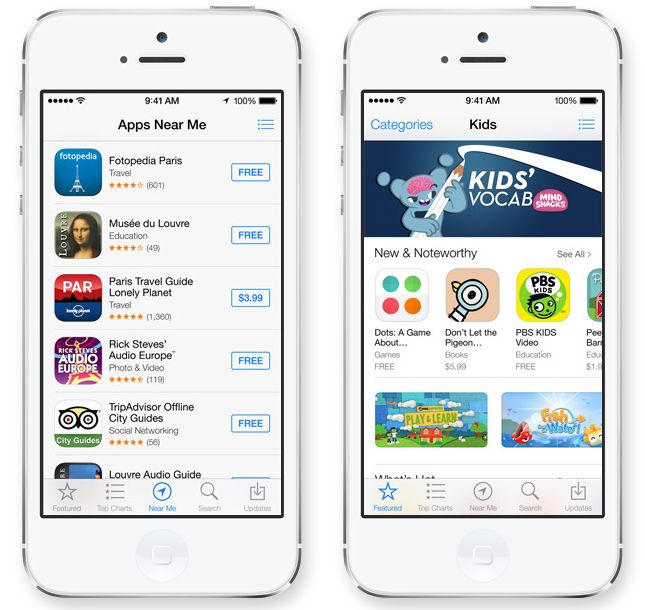 iOS 7 App Store