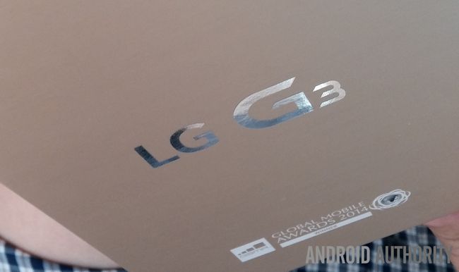 LG G3 emballage