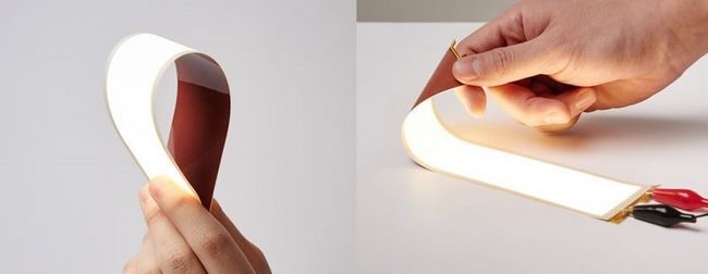 LG-Chem-à base de plastique-vérité-flexible OLED-Light-Panel