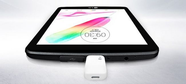 Fotografía - LG G Pad II 8.0 fait ses débuts sur coréenne Site Web, complète avec stylet et un port USB pleine taille