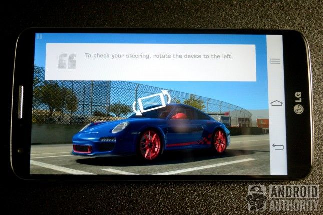 LG G2 Real Racing qualité d'affichage