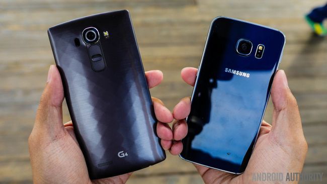 Fotografía - Sont le G4 Samsung Galaxy S6 et LG vaut la prime supplémentaire sur fleurons moins cher?