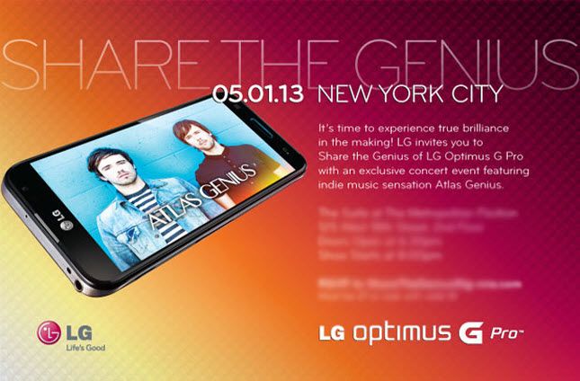 LG Optimus G Pro part du génie