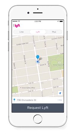 Fotografía - Lyft App mise à jour ajoute Couleur voitures et les directions dans Son Plan numérique