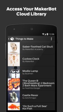 Fotografía - MakerBot imprime une copie de son application mobile Into The Play Store pour votre appareil Android