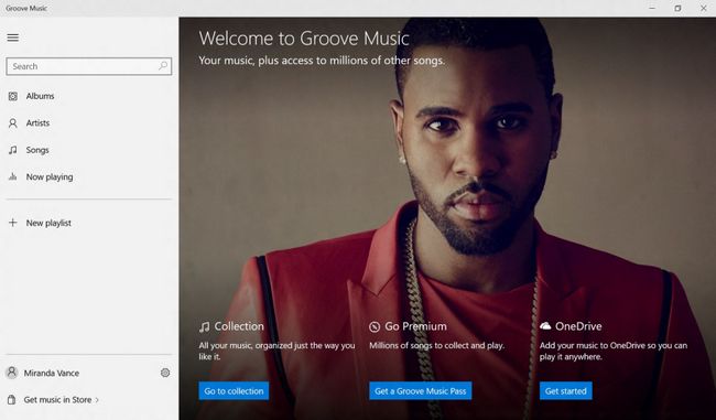 La musique Microsoft Groove