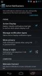 Moto X affichage actif et Notifications