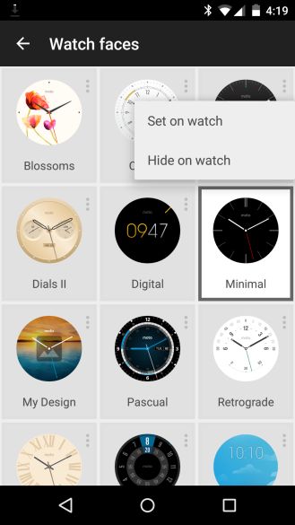 Fotografía - Motorola Connect mise à jour ajoute au cadran personnalisation Raccourci vers Android App Porter