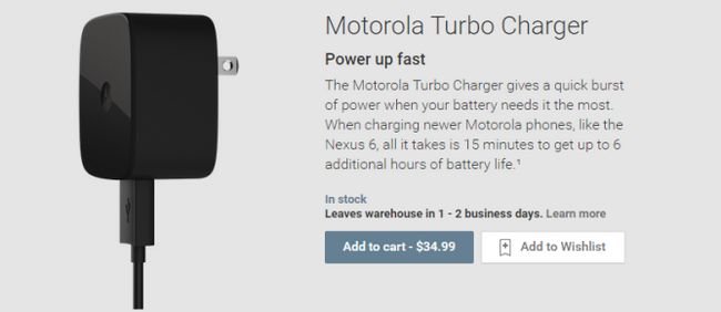 Fotografía - Motorola Chargeur Turbo est maintenant disponible à l'achat sur le Play Store