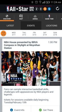 Fotografía - NBA presse autonome All-Star App, vise à aider les participants faire le meilleur de l'expérience