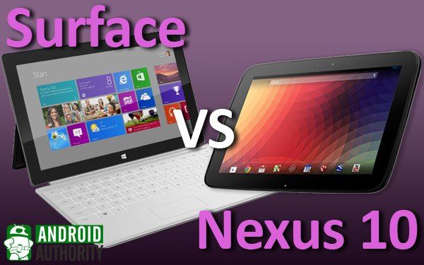 Fotografía - Nexus 10 vs Microsoft Surface: tablette de 10 pouces face-off