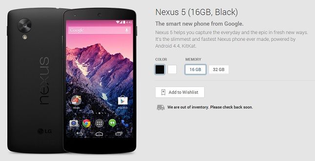 nexus-5-out-of stock