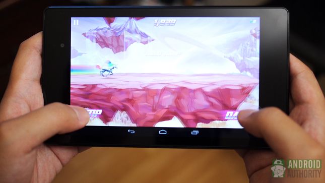 Nexus 7 2013 affichage aa jeu
