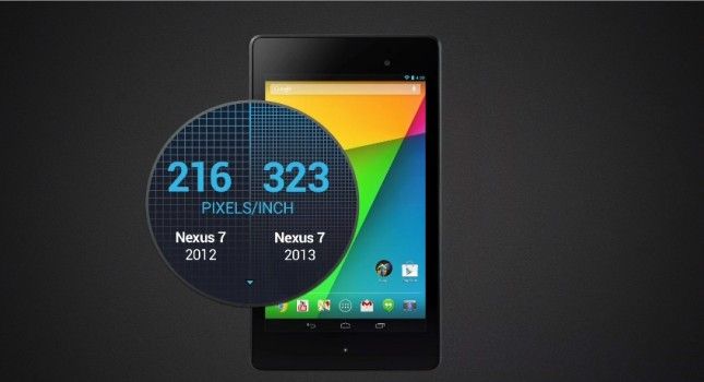 Nexus 7 (2013) affichage 1