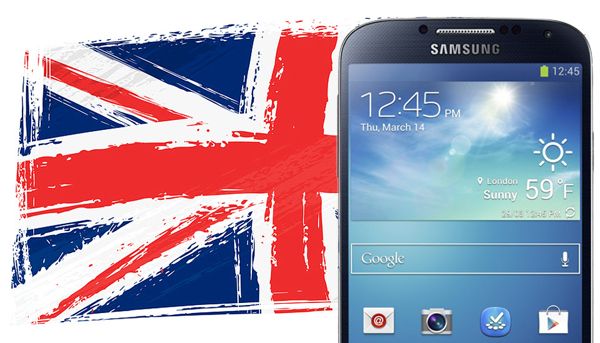 Galaxy S4 au Royaume-Uni