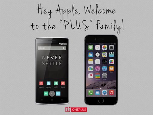 OnePlus One admis Apple pour plus