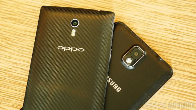 Fotografía - Oppo Trouver 7 vs Samsung Galaxy Note 3 rapide coup d'oeil