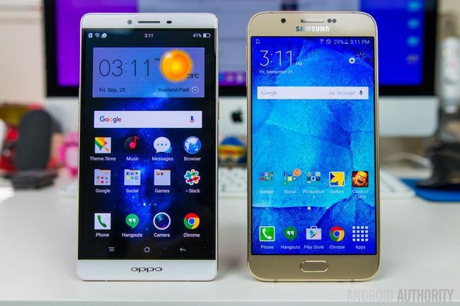 Samsung Galaxy A8 Vs OPPO R7 Plus-1
