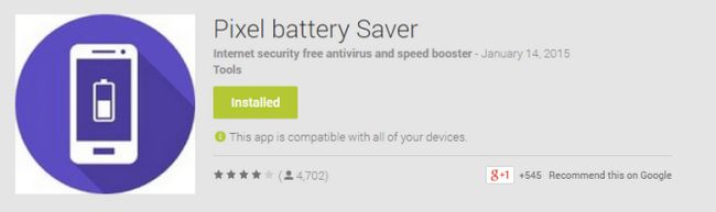 Fotografía - Pixel Saver Battery App vendu à un Shady tiers qui veut en faire un Crappy (Peut-être faux) App Antivirus