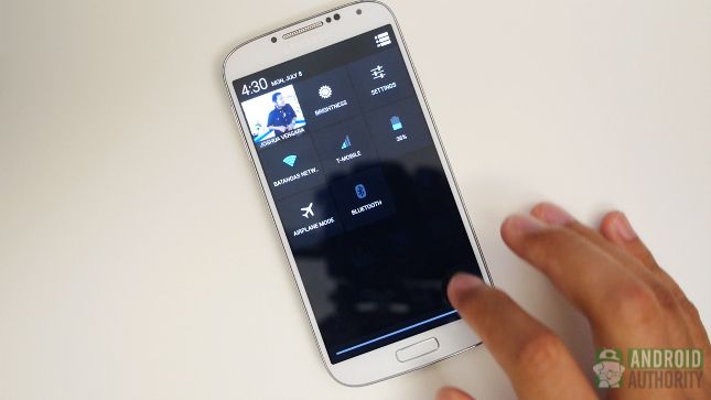 Google Play édition notification aa l'ombre de Samsung Galaxy