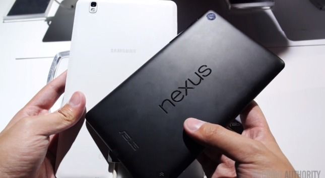 Fotografía - Coup d'oeil rapide: Samsung Galaxy TabPRO 8.4 vs Nexus 7 (2013)