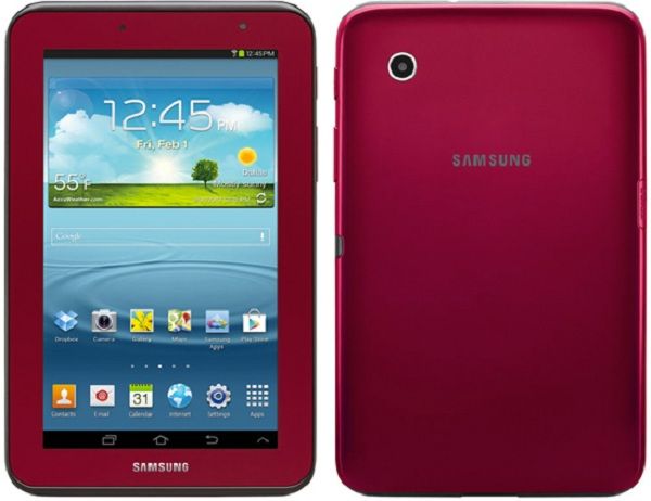 Galaxy Tab 2 7.0 rouge grenat