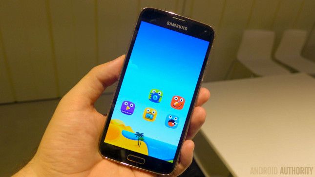 Samsung Galaxy S5 en mode 5 enfants