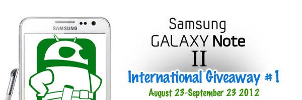 Fotografía - Samsung Galaxy Note 2 Giveaway internationale!