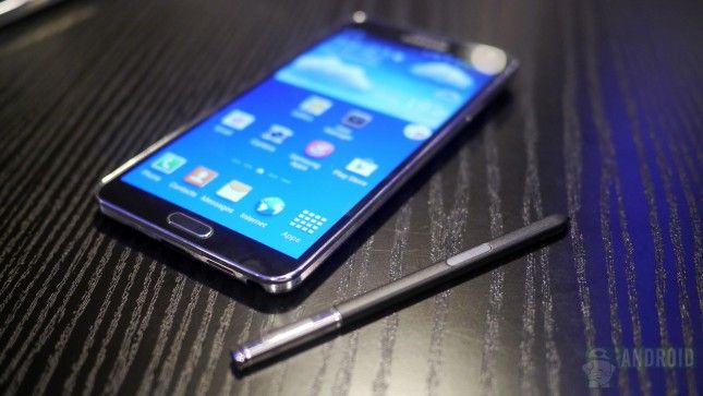 Samsung Galaxy Note 3 avec S stylo.