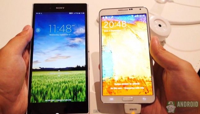 Fotografía - Samsung Galaxy Note 3 vs Sony Xperia Z Ultra