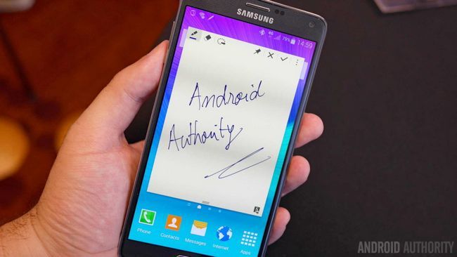 Samsung Galaxy Note 4 s stylo écriture aa b 1