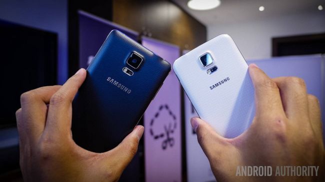 Samsung Galaxy Note 4 vs coup d'œil rapide aa de galaxie (4 de 7)