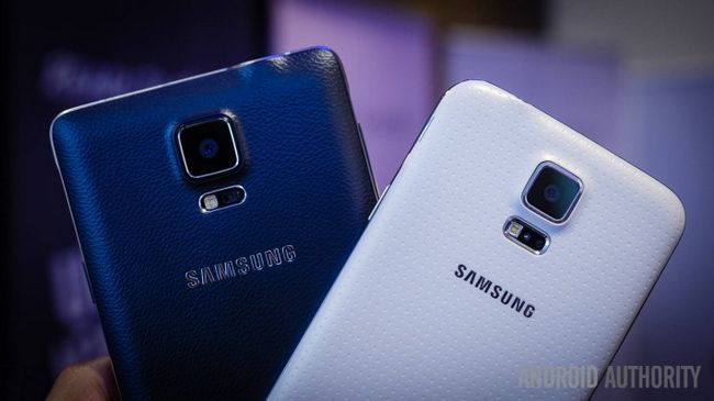 Samsung Galaxy Note 4 vs coup d'œil rapide aa de galaxie (5 sur 7)