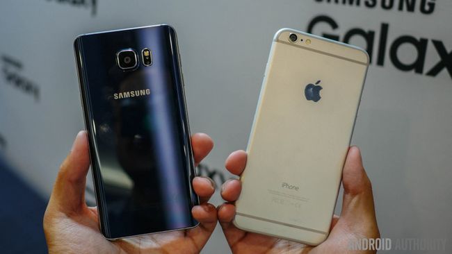 Samsung Galaxy Note 5 vs iphone 6 PLUS AA (3 sur 13)