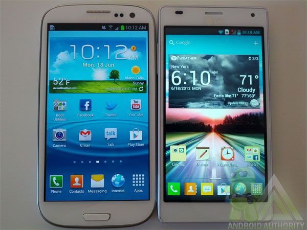 Fotografía - Samsung Galaxy S3 vs LG Optimus 4X HD - tête à la comparaison de la tête [vidéo]