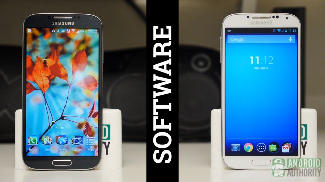 Samsung Galaxy S4 vs Google logiciel aa jouer édition