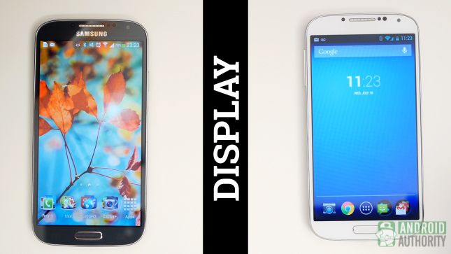 Samsung Galaxy S4 vs Google affichage aa jouer édition