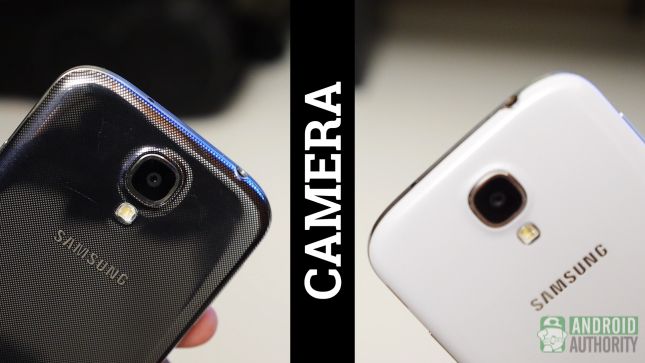 Samsung Galaxy S4 vs Google Play édition caméra aa